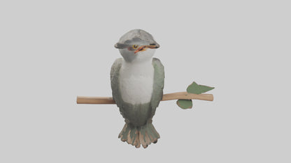 Cuckoo Bird singing model VR / AR / low-poly