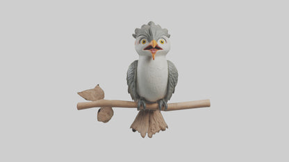 Cuckoo Bird singing model VR / AR / low-poly