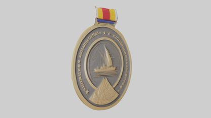 Cultural Achievement Medal model VR / AR / low-poly