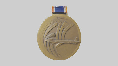 Cultural Achievement Medal model VR / AR / low-poly