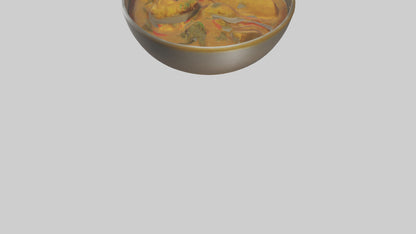 3D model Curry Dish model VR / AR / low-poly