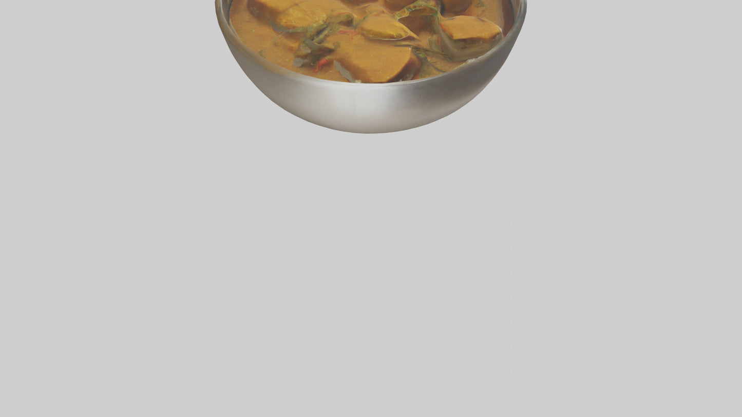 3D model Curry Dish model VR / AR / low-poly