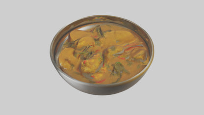 3D model Curry Dish model VR / AR / low-poly