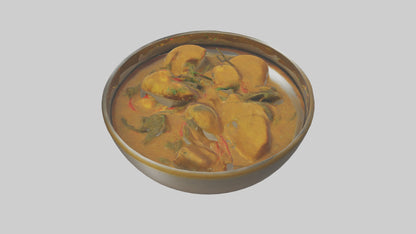 3D model Curry Dish model VR / AR / low-poly