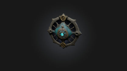 3D model Cursed Amulet VR / AR / low-poly