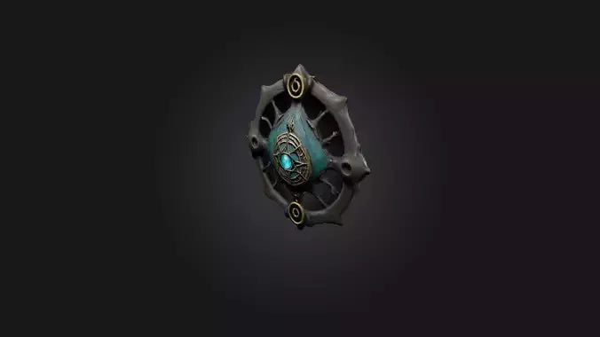 3D model Cursed Amulet VR / AR / low-poly