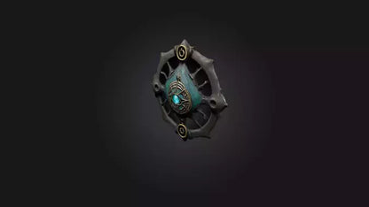 3D model Cursed Amulet VR / AR / low-poly