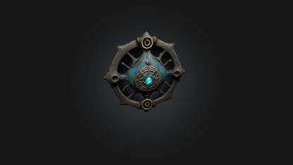 3D model Cursed Amulet VR / AR / low-poly