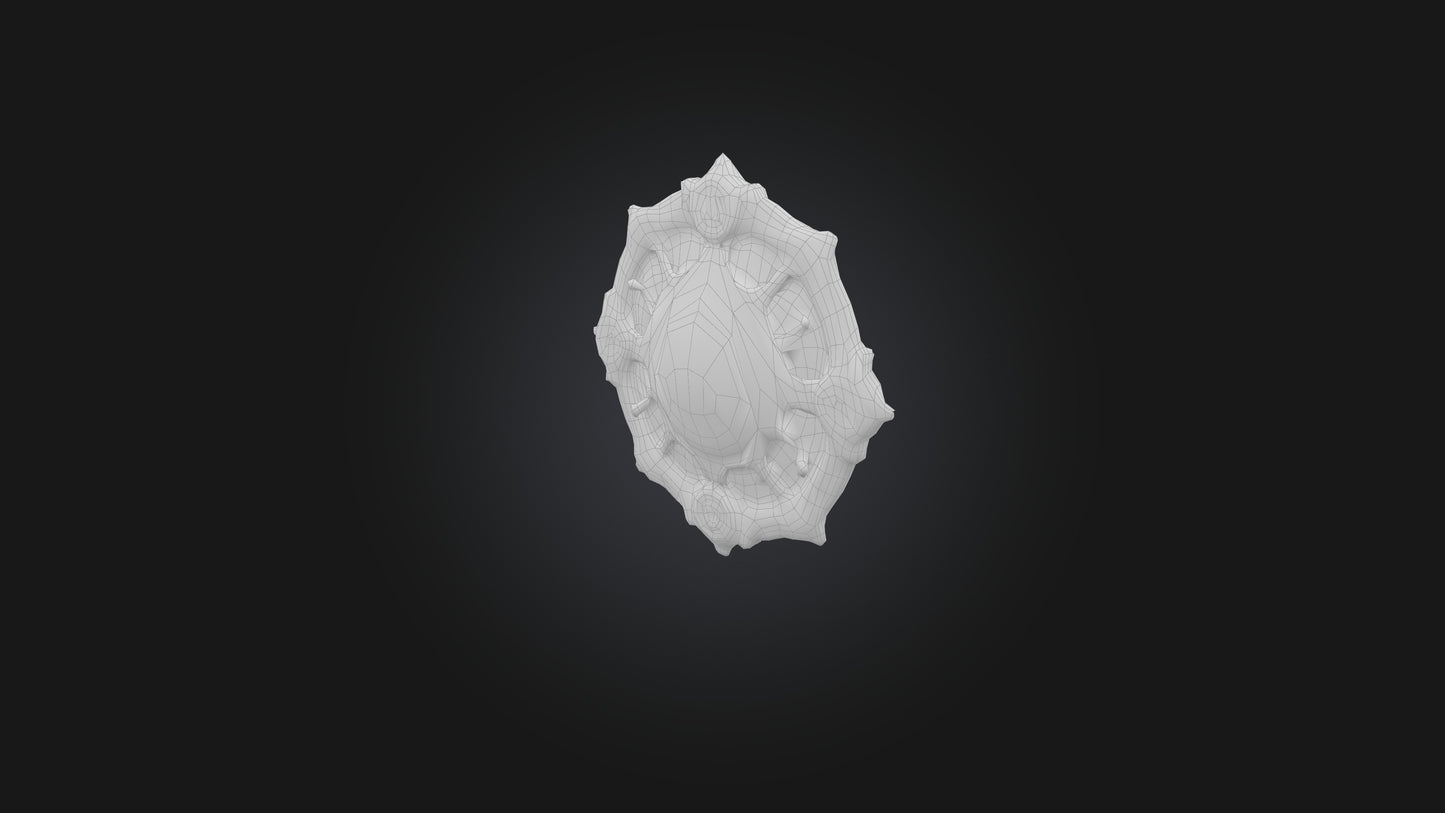 3D model Cursed Amulet VR / AR / low-poly