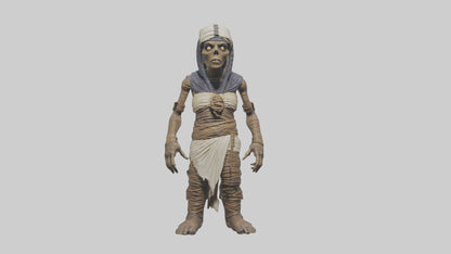 Cursed mummy model VR / AR / low-poly