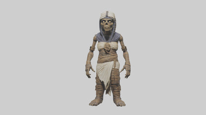 Cursed mummy model VR / AR / low-poly