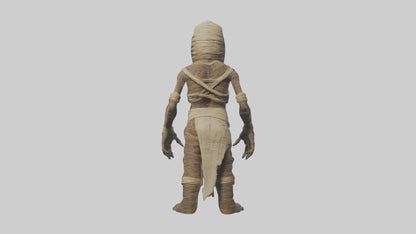 Cursed mummy model VR / AR / low-poly