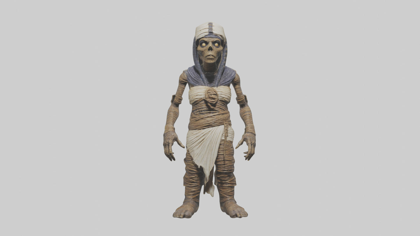 Cursed mummy model VR / AR / low-poly