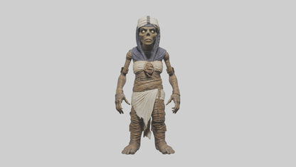 Cursed mummy model VR / AR / low-poly