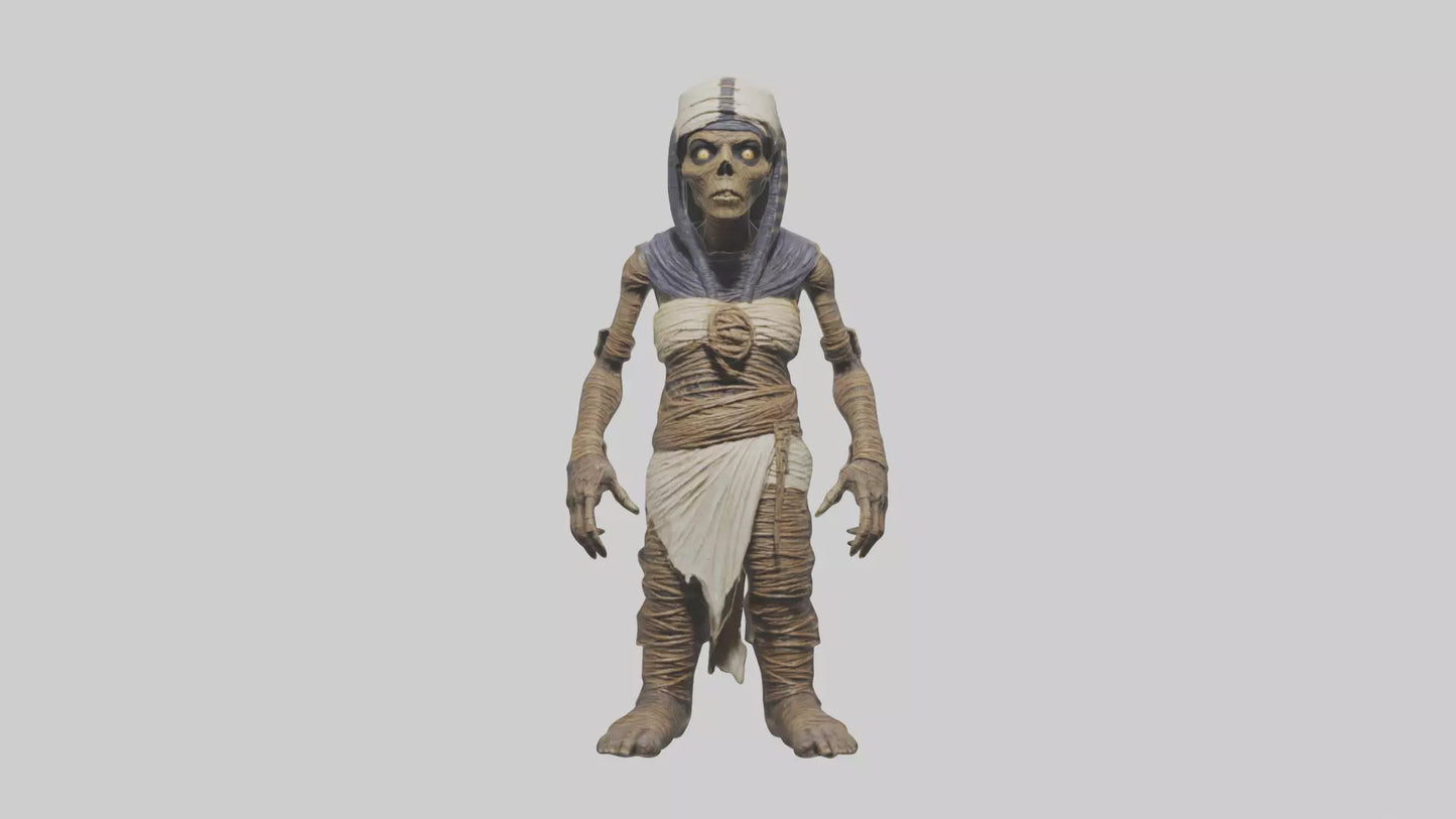 Cursed mummy model VR / AR / low-poly