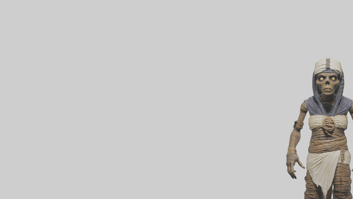 Cursed mummy model VR / AR / low-poly