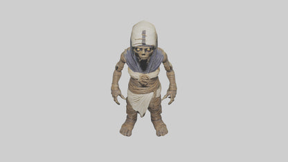 Cursed mummy model VR / AR / low-poly