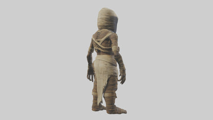 Cursed mummy model VR / AR / low-poly