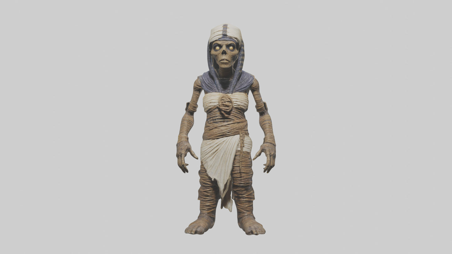 Cursed mummy model VR / AR / low-poly