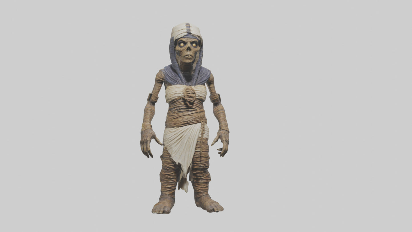 Cursed mummy model VR / AR / low-poly