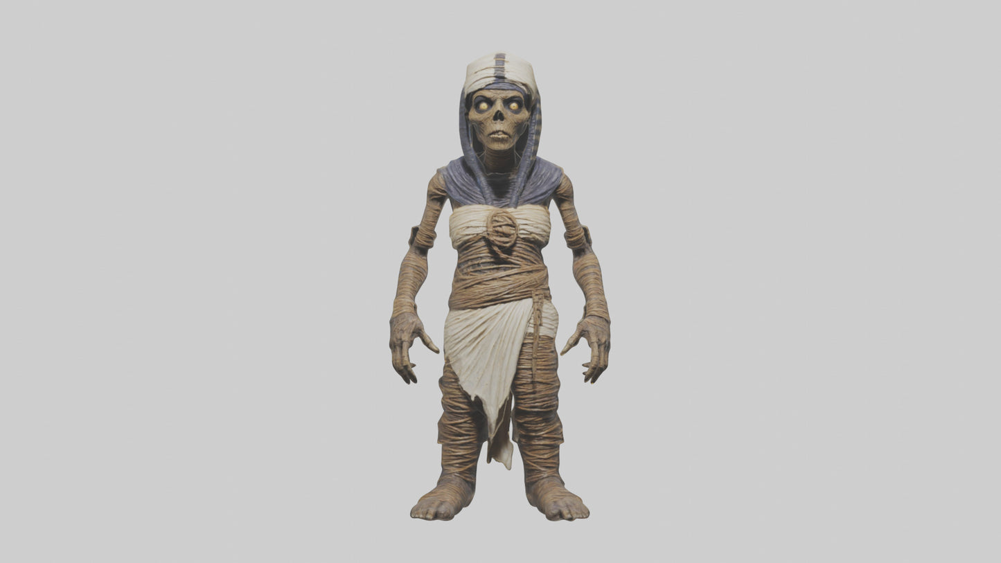 Cursed mummy model VR / AR / low-poly
