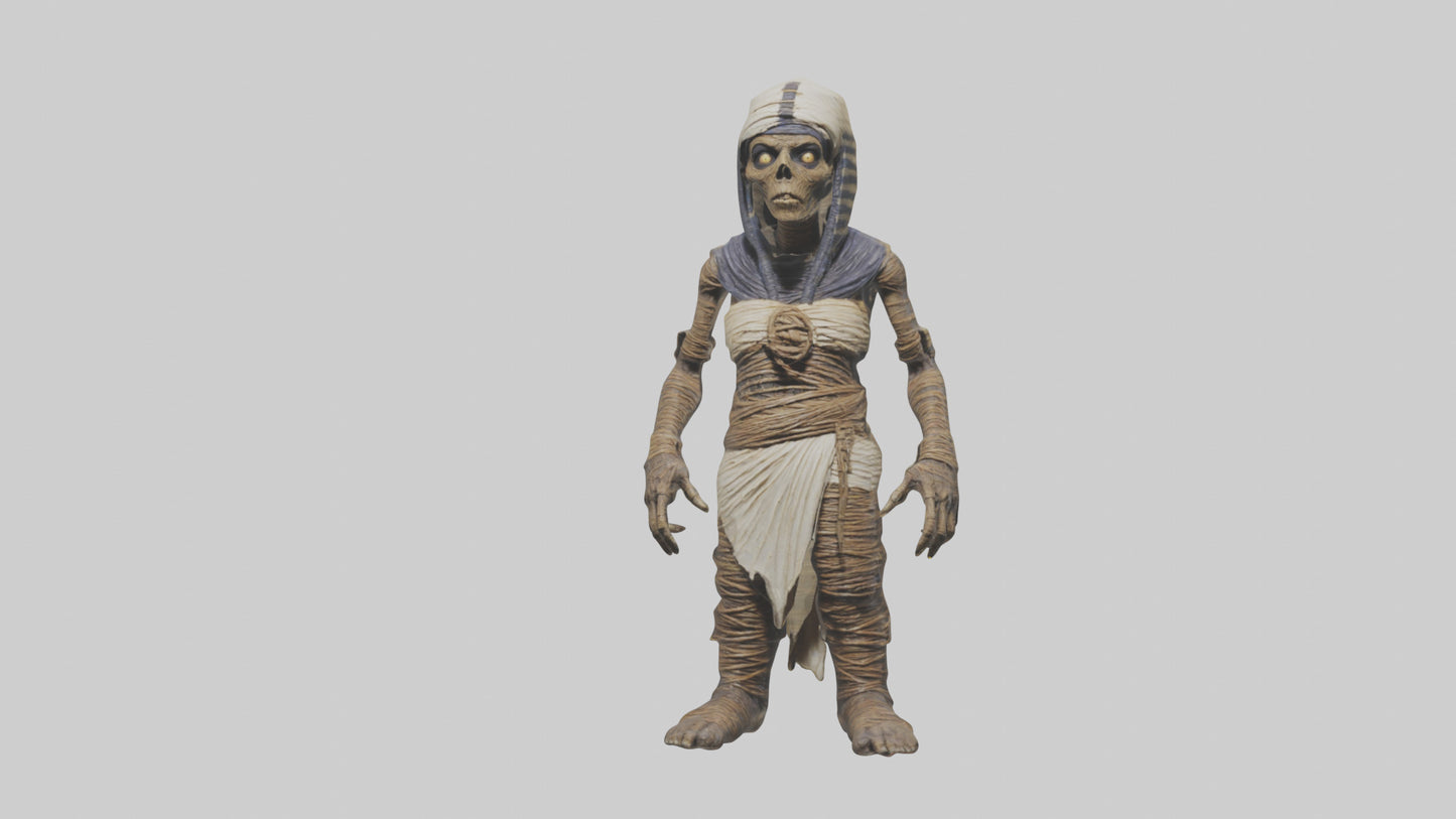 Cursed mummy model VR / AR / low-poly