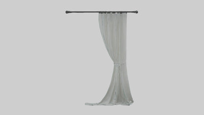 3D model Curtain model VR / AR / low-poly