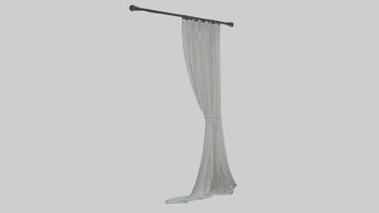 3D model Curtain model VR / AR / low-poly