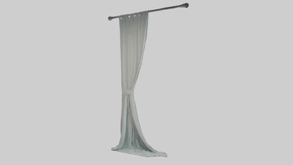 3D model Curtain model VR / AR / low-poly