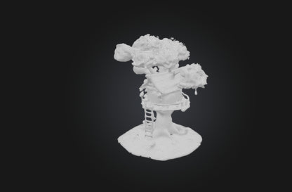 3D model Custom-Built Treehouse VR / AR / low-poly