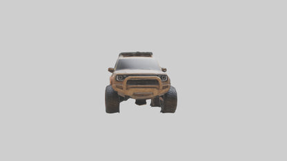 Custom Offroad SUV model VR / AR / low-poly