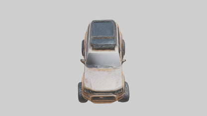 Custom Offroad SUV model VR / AR / low-poly