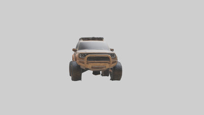 Custom Offroad SUV model VR / AR / low-poly