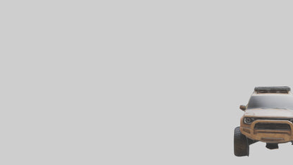 Custom Offroad SUV model VR / AR / low-poly