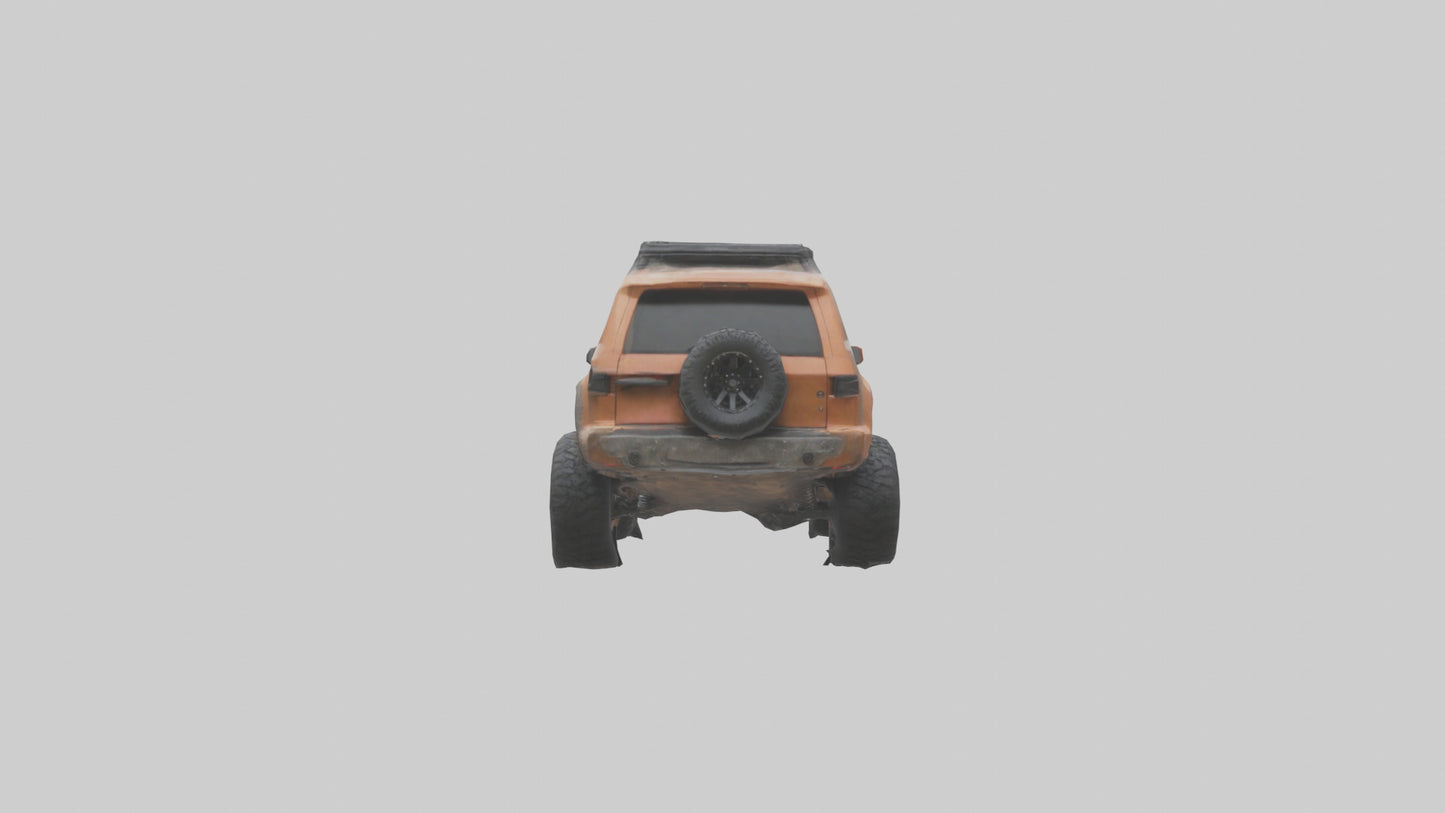 Custom Offroad SUV model VR / AR / low-poly