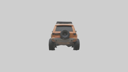Custom Offroad SUV model VR / AR / low-poly