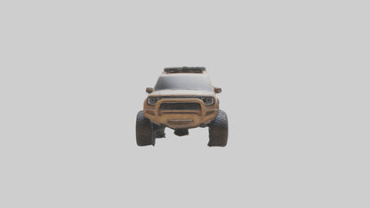Custom Offroad SUV model VR / AR / low-poly