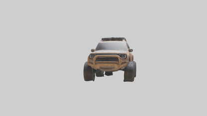 Custom Offroad SUV model VR / AR / low-poly