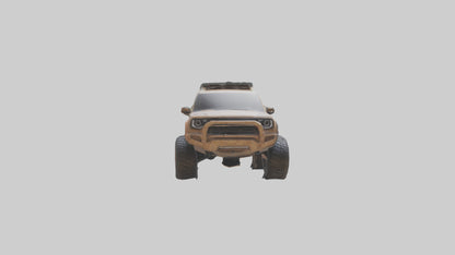 Custom Offroad SUV model VR / AR / low-poly