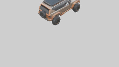 Custom Offroad SUV model VR / AR / low-poly