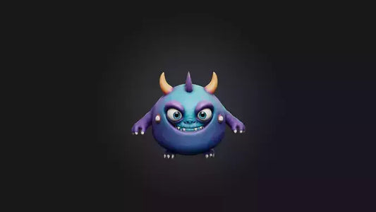 Cute monster 3D model