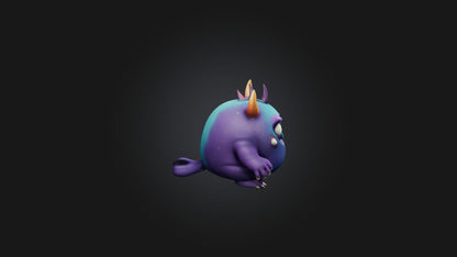 Cute monster 3D model