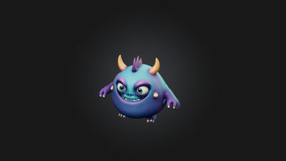 Cute monster 3D model