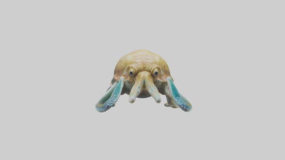 3D model Cuttlefish statue model VR / AR / low-poly