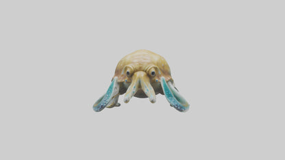3D model Cuttlefish statue model VR / AR / low-poly