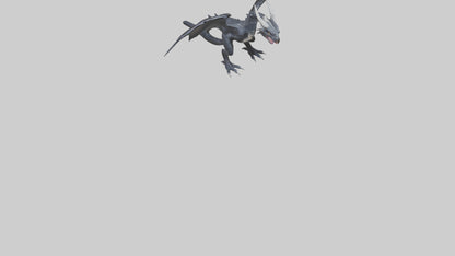 Dark Dragon model VR / AR / low-poly