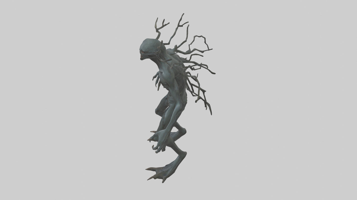 Dark Forest Creature model VR / AR / low-poly