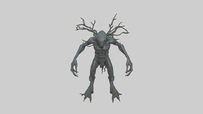Dark Forest Creature model VR / AR / low-poly