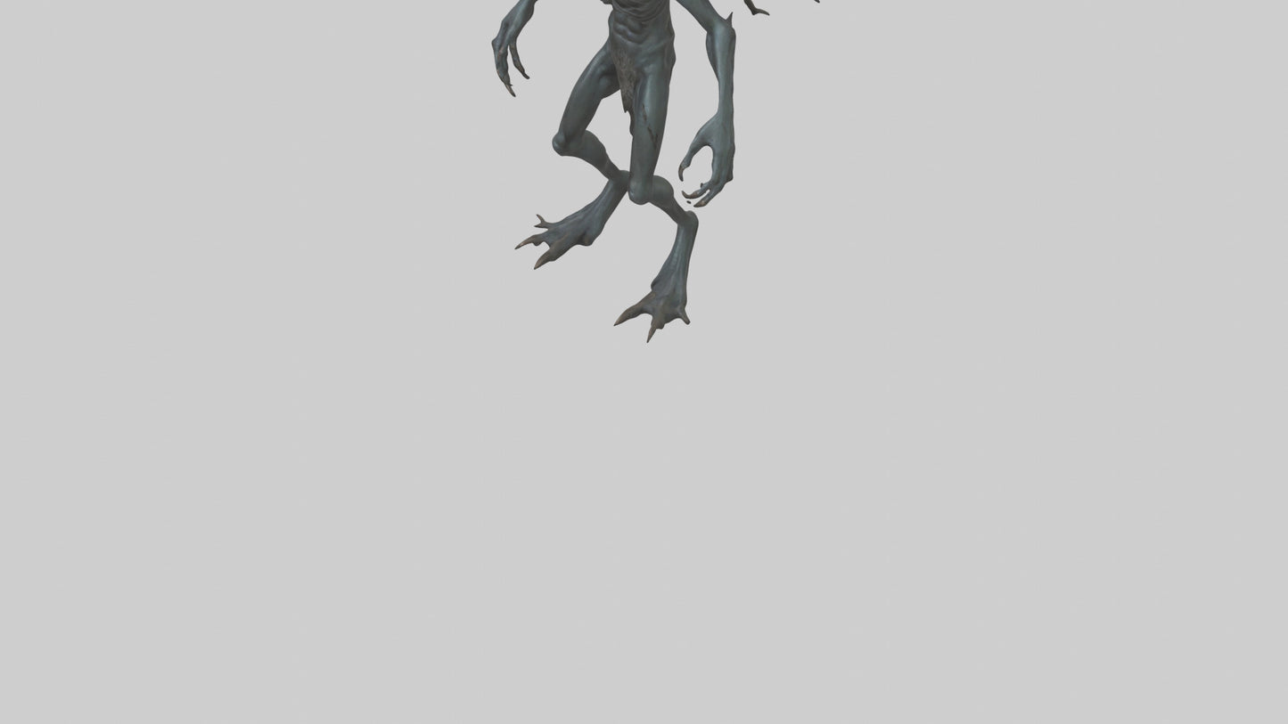 Dark Forest Creature model VR / AR / low-poly