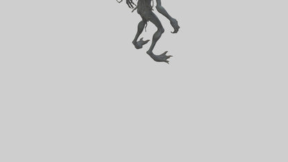 Dark Forest Creature model VR / AR / low-poly